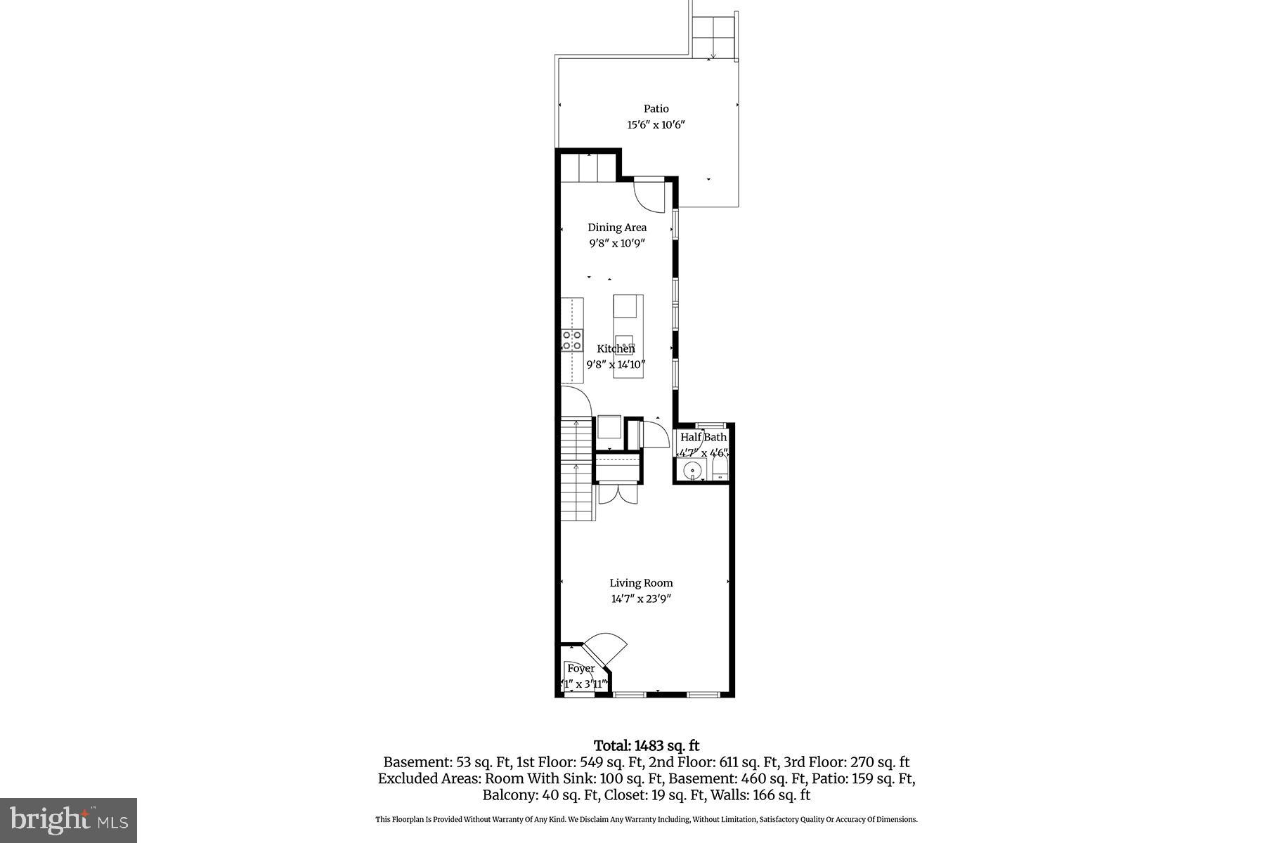 137 South Duke Street Lancaster, PA 17602 - Photo 47 of 51 a picture of a floor plan