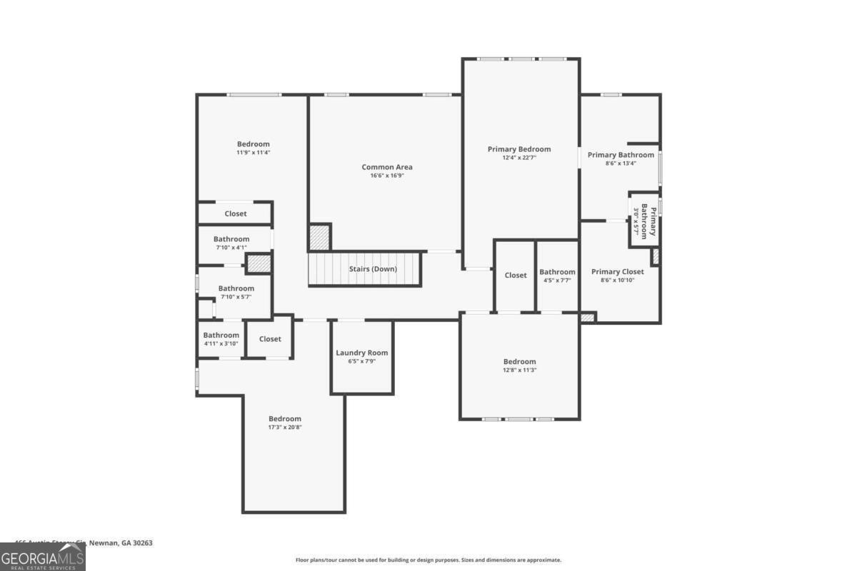 466 Austin Storey Circle Newnan, GA 30263 - Photo 33 of 39 a picture of a floor plan