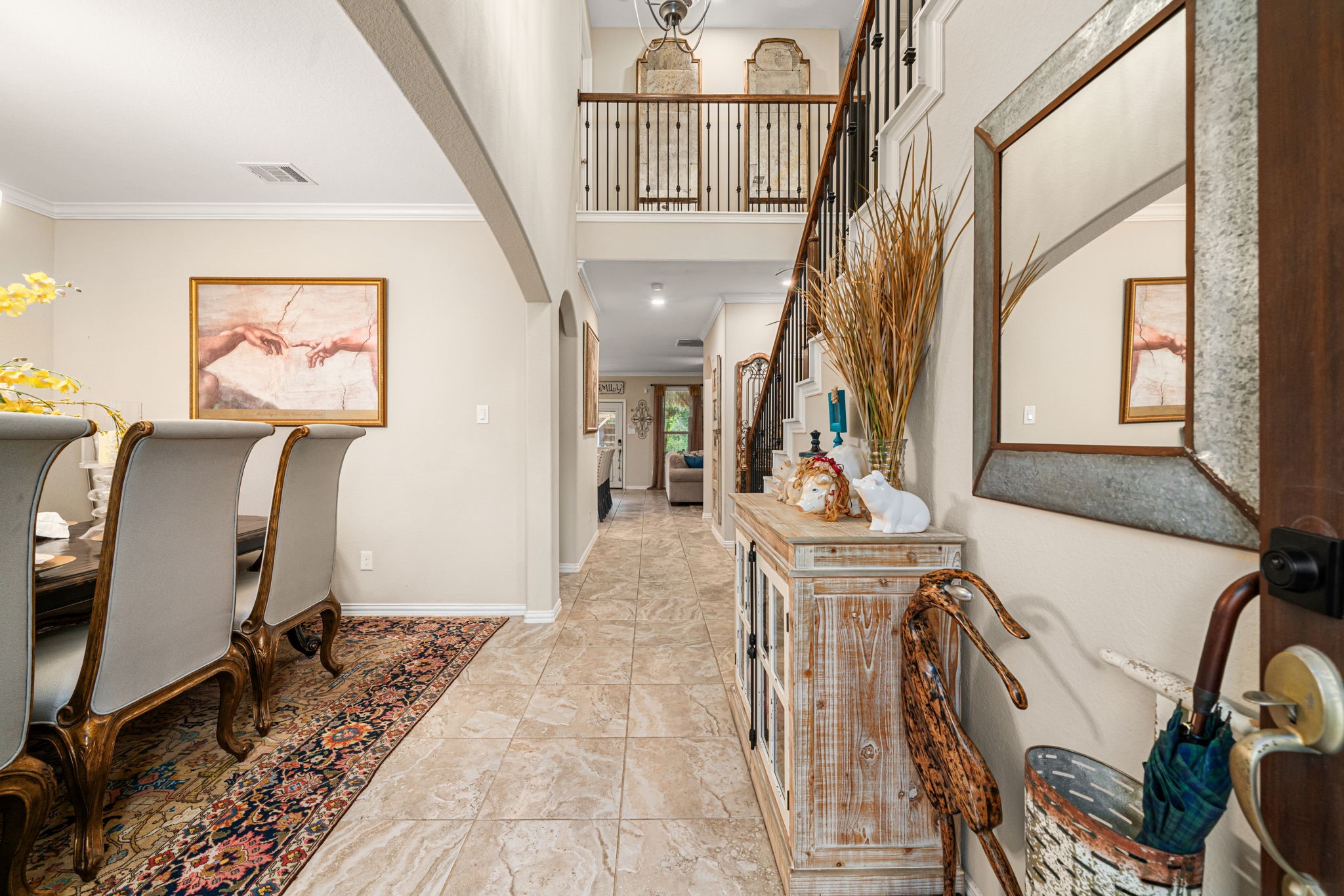 931 South Chamfer Way Crosby, TX 77532 - Photo 16 of 40 a view of living room with furniture and a fireplace