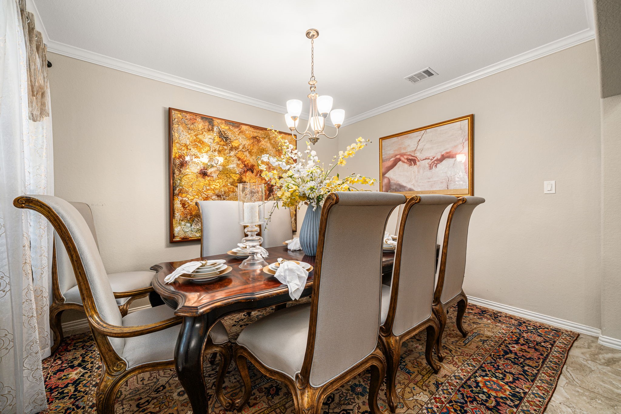 931 South Chamfer Way Crosby, TX 77532 - Photo 18 of 40 a view of a dining room with furniture window and outside view