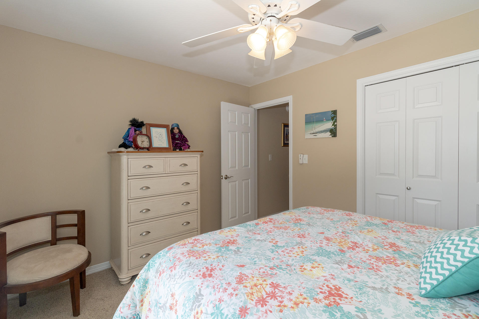 160 Pritchard Road Miramar Beach, FL 32550 - Photo 36 of 36 a bedroom with a bed and a chandelier