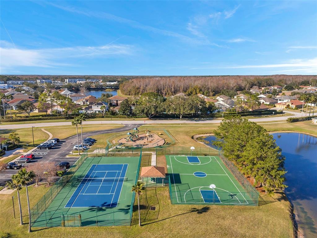 4506 Mapletree Loop Wesley Chapel, FL 33544 - Photo 53 of 60 Community Tennis and Basketball courts