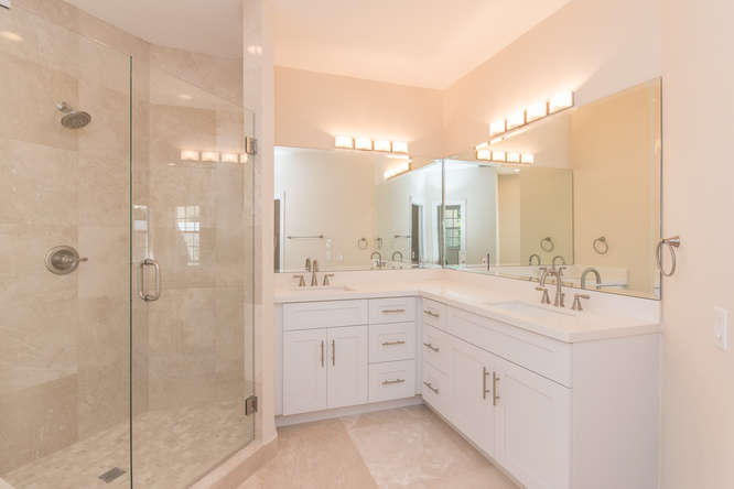 7057 Siena Court Boca Raton, FL 33433 - Photo 30 of 62 Master Bathroom Shower & Vanities