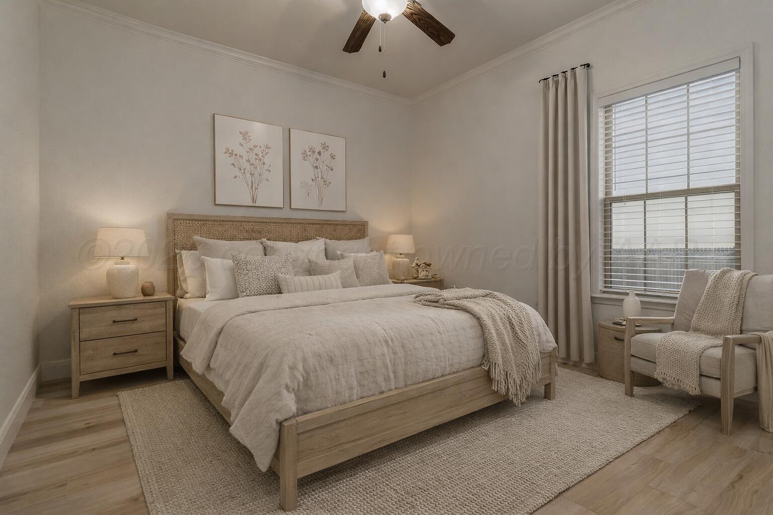 9954 Remington Road Canyon, TX 79015 - Photo 13 of 31 Bedroom 2 (Virtually Staged)