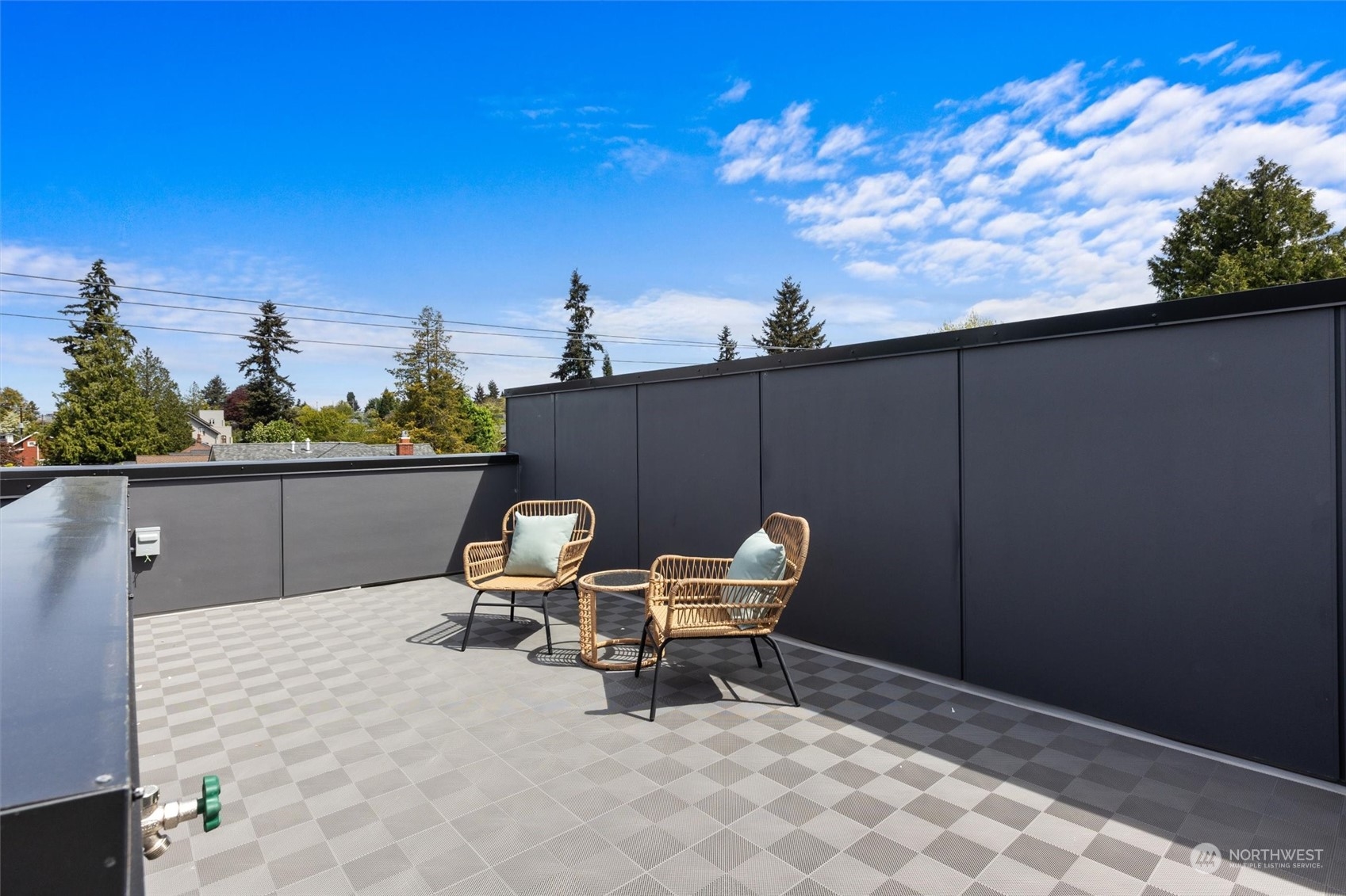 4211 Southwest Raymond Street Seattle, WA 98136 - Photo 16 of 27 a lawn chairs sitting in a roof yard