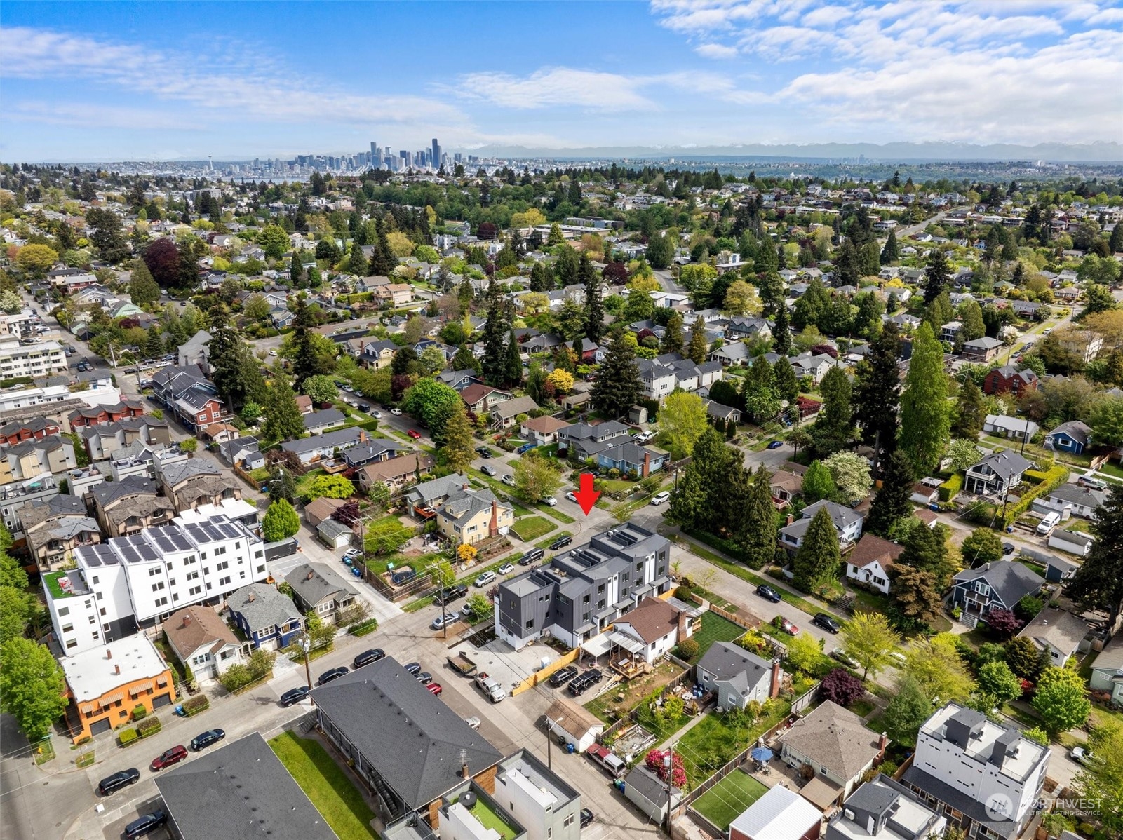 4211 Southwest Raymond Street Seattle, WA 98136 - Photo 23 of 27 an aerial view of multiple house