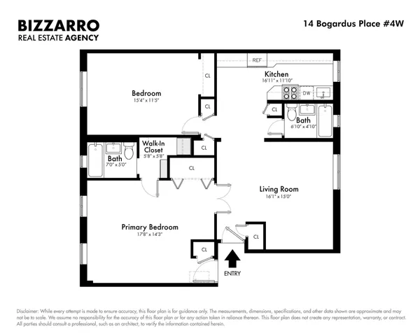 $599,000 | 14 Bogardus Place, Unit 4W | Washington Heights