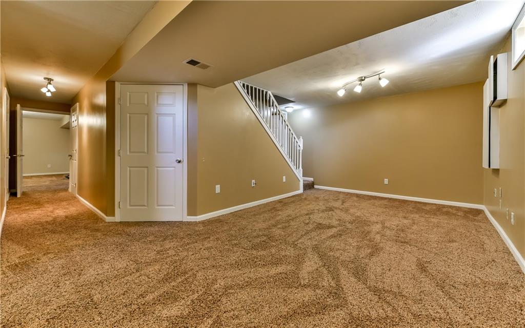 102 Ridgeview Circle Glenshaw, PA 15116 - Photo 17 of 25 Huge newly finished lower level gameroom with tons of storage and a full bathroom
