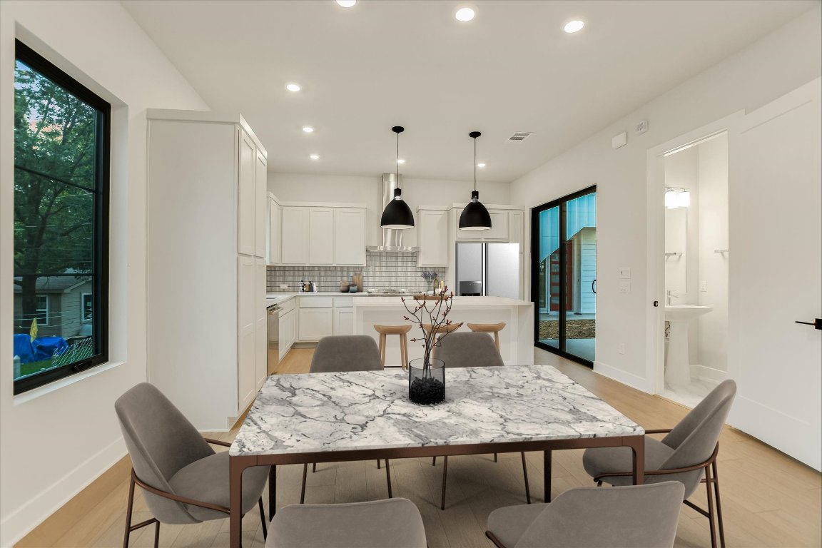 114 Lightsey Road, Unit 1 Austin, TX 78704 - Photo 7 of 25 a view of a dining room with furniture
