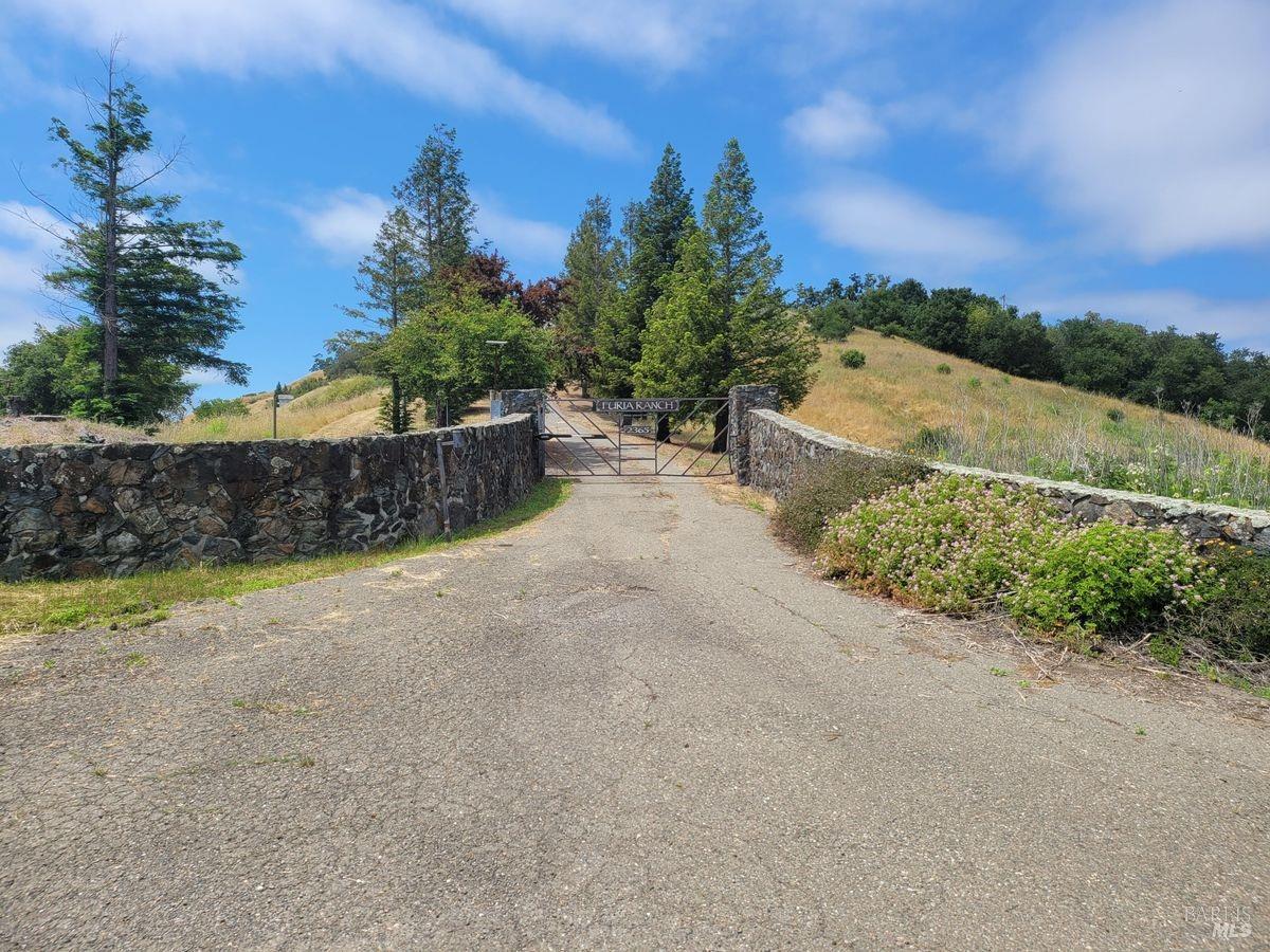 2365 Sweetwater Springs Road Healdsburg, CA 95448 - Photo 2 of 6 a view of a dry yard with wooden fence