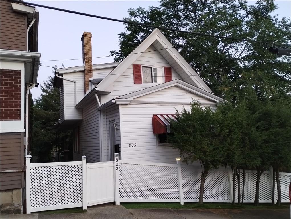 803 11th Street McKees Rocks, PA 15136 - Photo 1 of 14 a view of a house with a garage