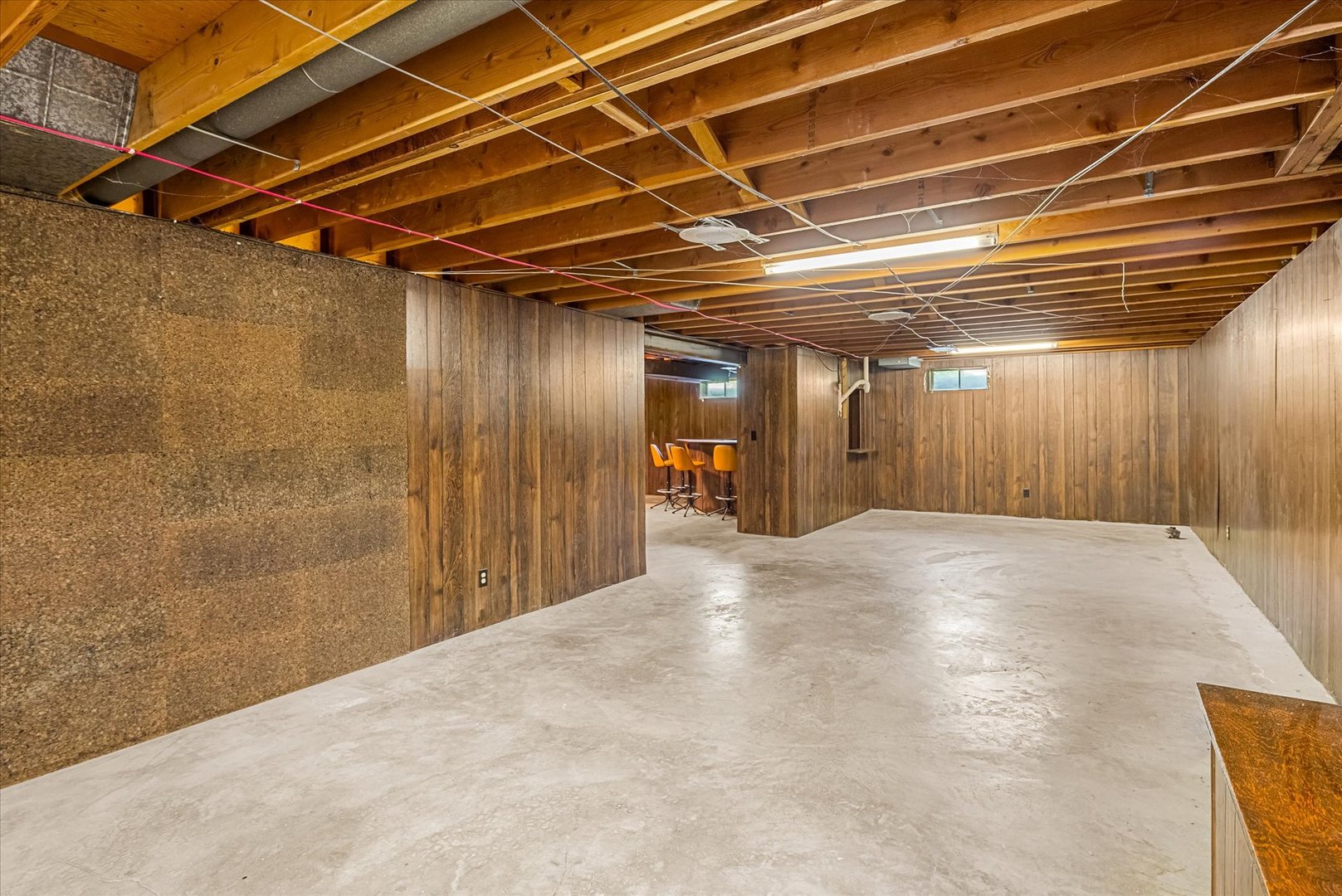 33 Somerset Road Montgomery, IL 60538 - Photo 16 of 17 a view of hallway with wooden walls
