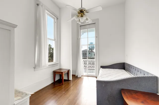a living room with furniture and window