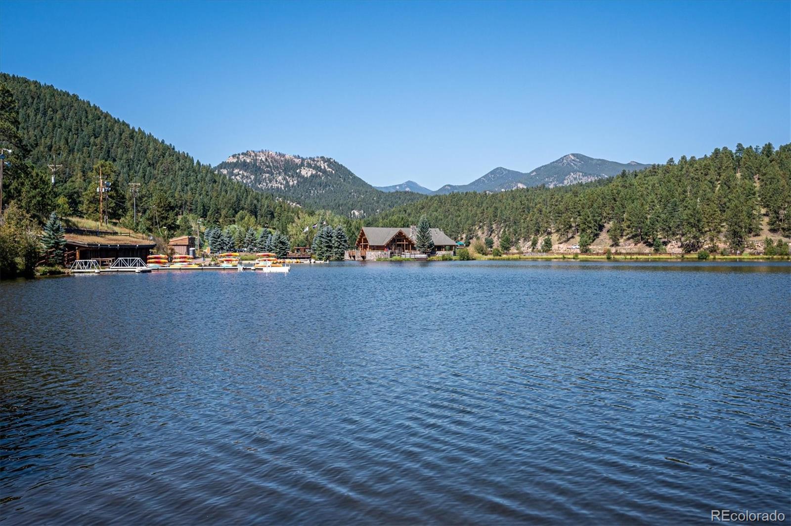 6747 South Brook Forest Road Evergreen, CO 80439 - Photo 46 of 49 a view of lake with mountain