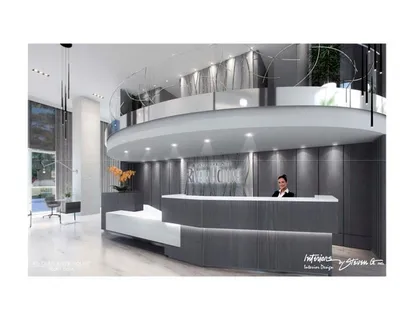 a picture of a living room with furniture