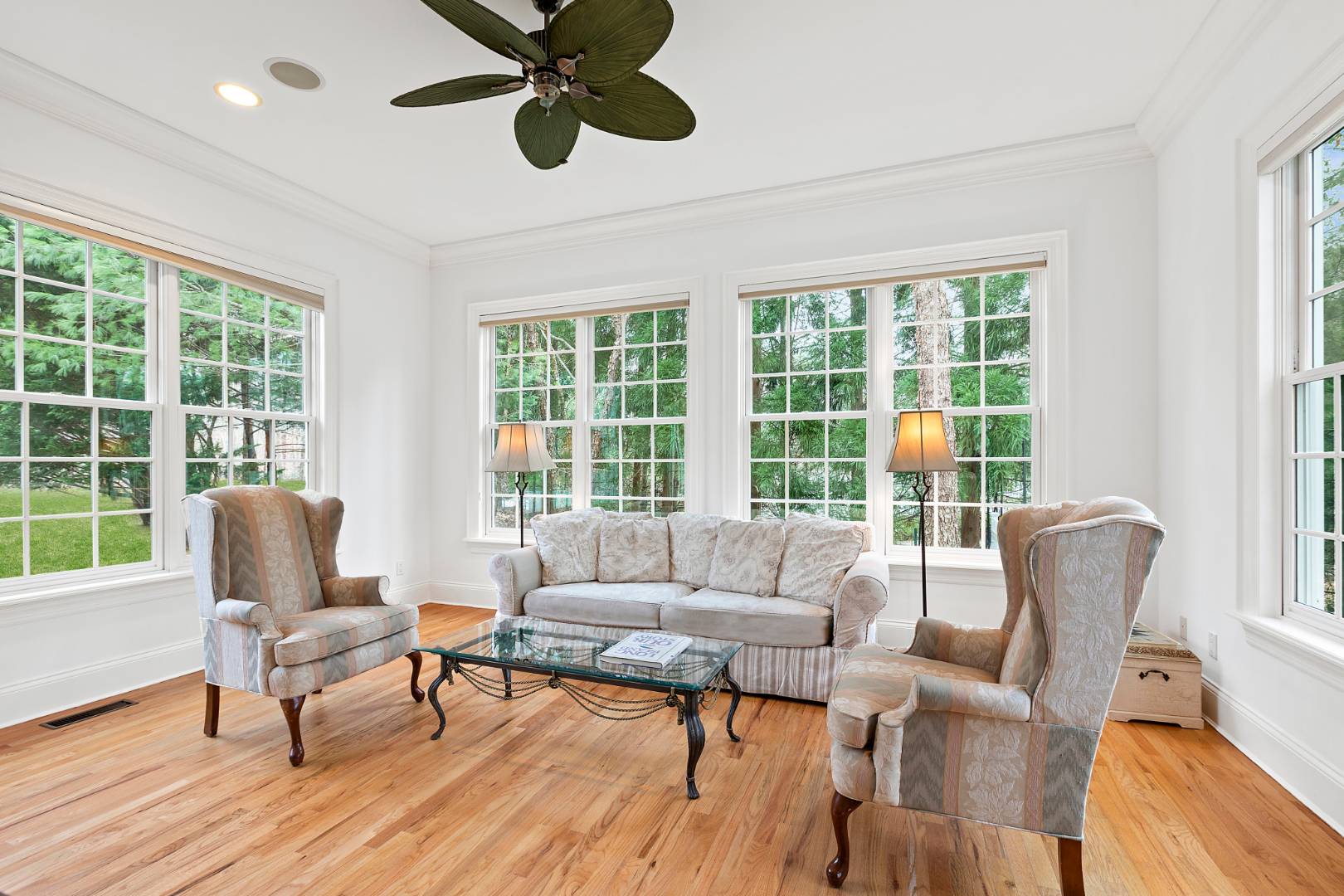 33 Cedar Trail East Hampton, NY 11937 - Photo 12 of 30 a living room with furniture and a large window