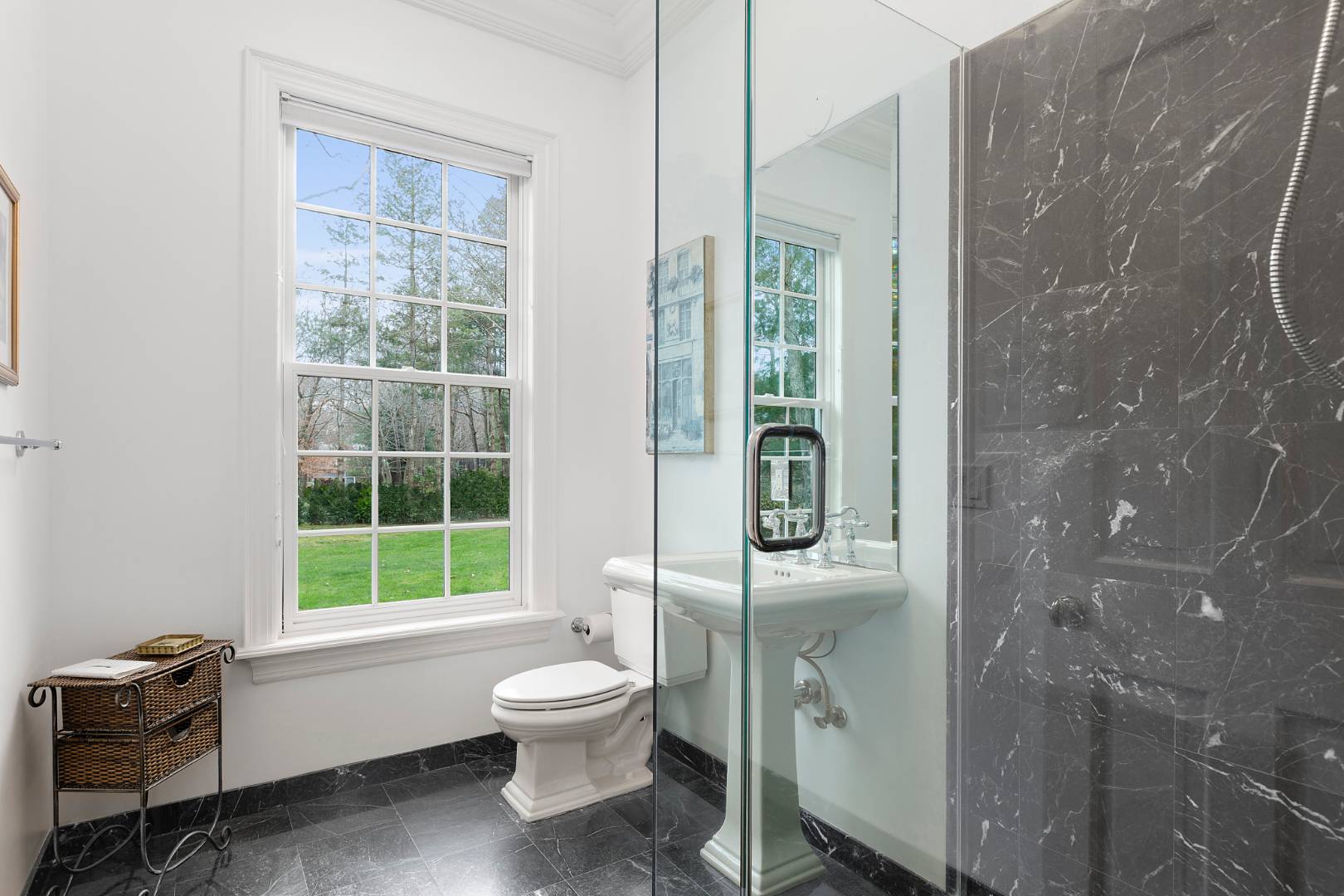 33 Cedar Trail East Hampton, NY 11937 - Photo 13 of 30 a bathroom with a toilet and a shower