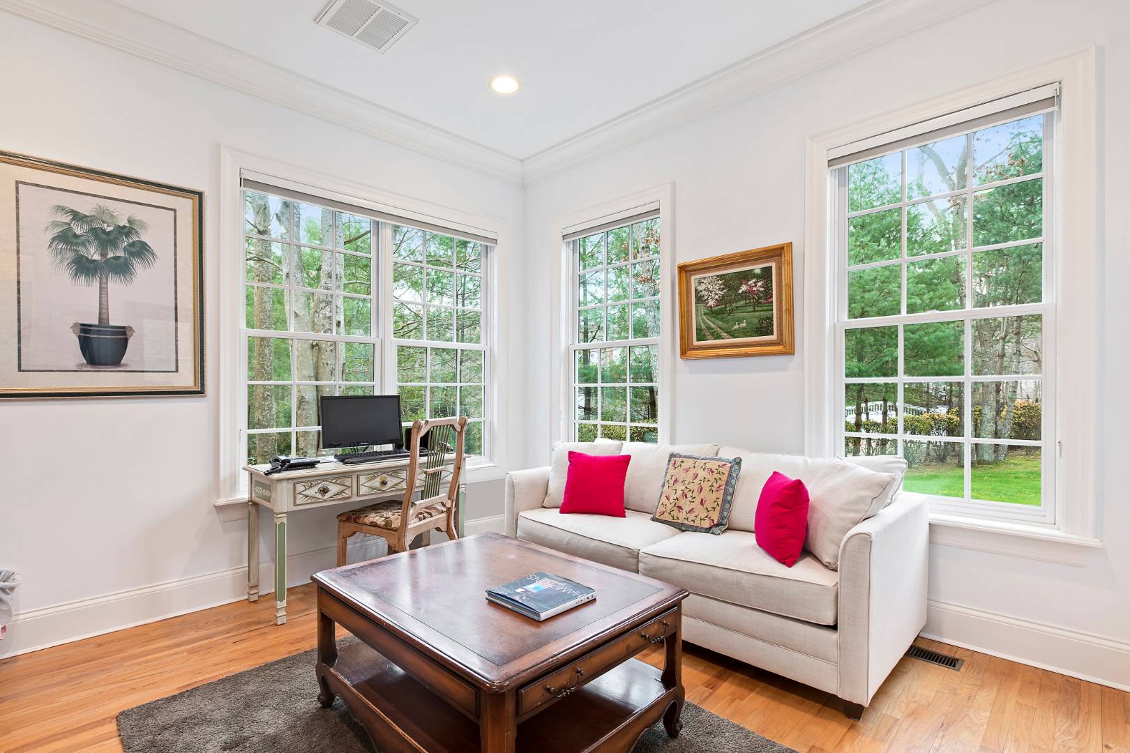33 Cedar Trail East Hampton, NY 11937 - Photo 14 of 30 a living room with furniture and a window