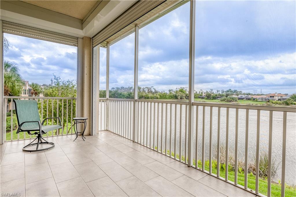 a view of a city from a balcony
