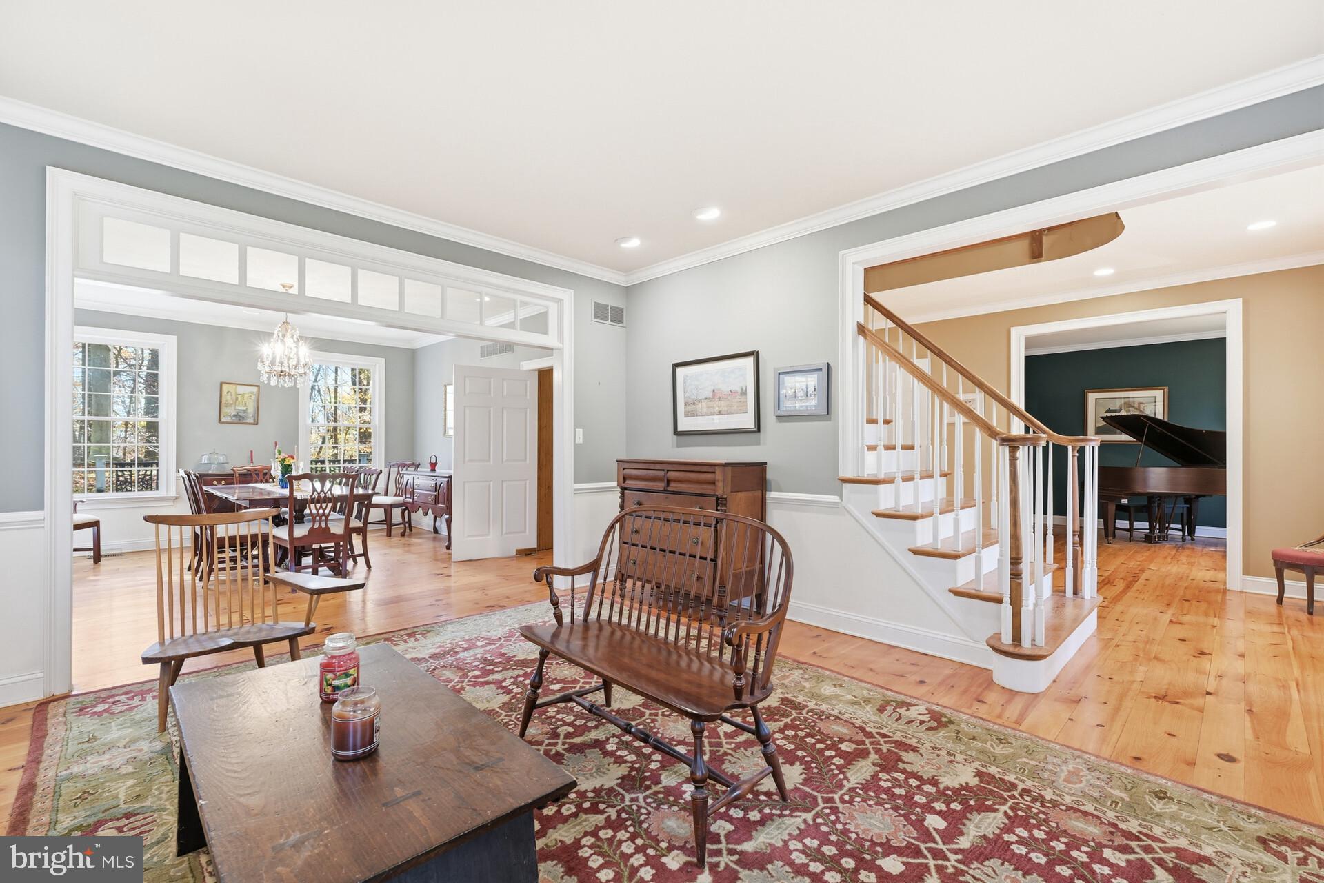 6950 Upper York Road New Hope, PA 18938 - Photo 6 of 60 a living room with furniture and a wooden floor