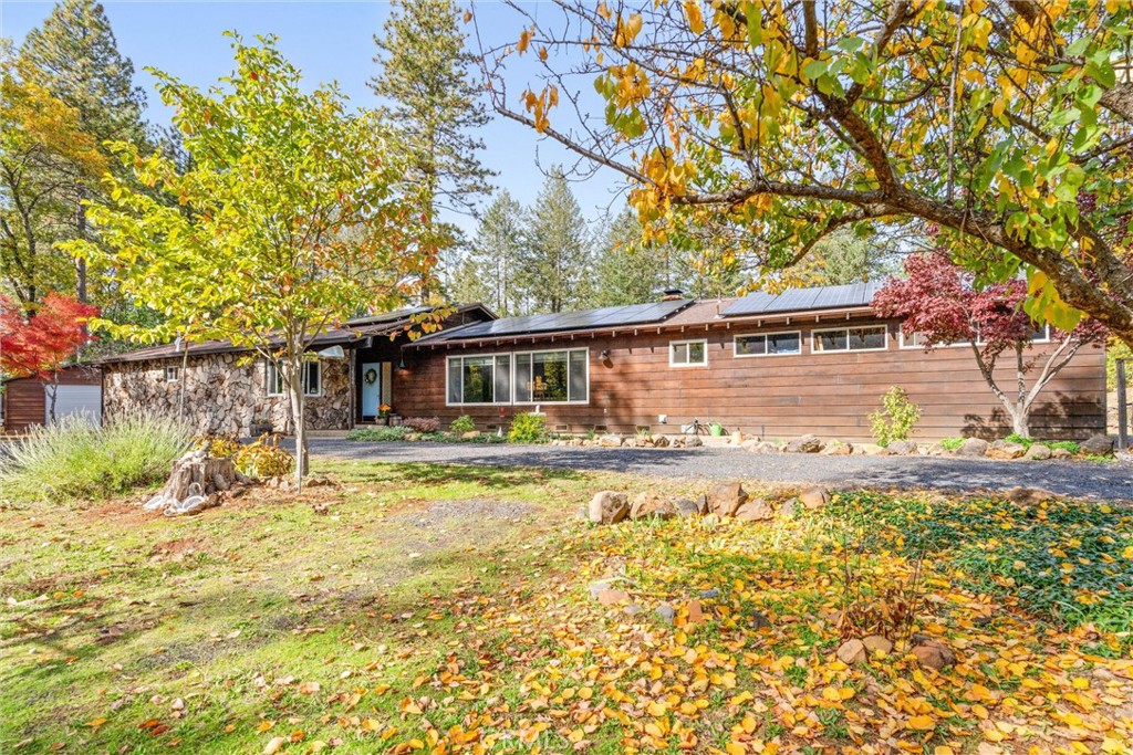 16298 Forest Ranch Road Forest Ranch, CA 95942 - Photo 13 of 67 a front view of a house with a yard