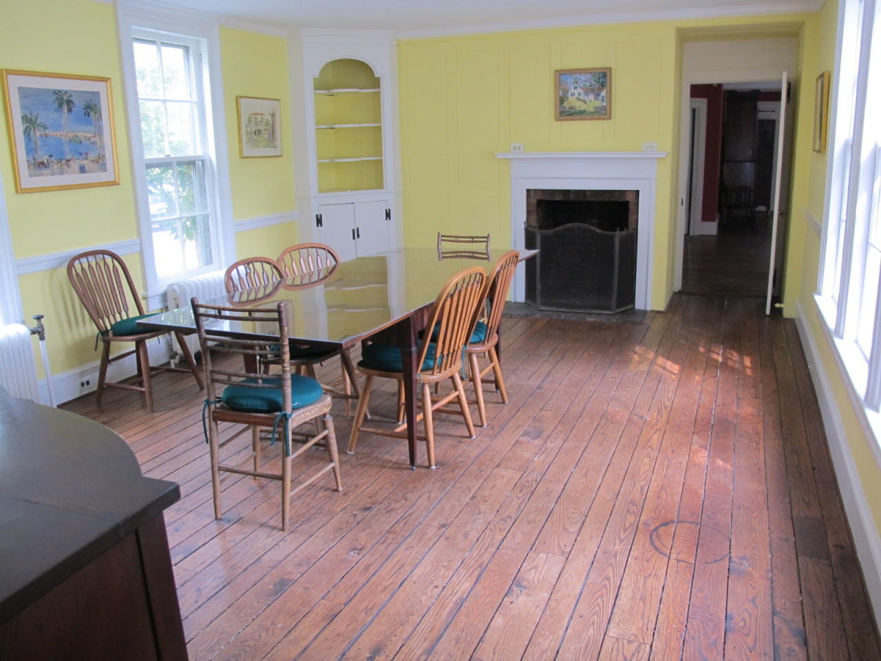 280 Rosebrook Road New Canaan, CT 06840 - Photo 10 of 12 a view of a dining room with furniture and wooden floor