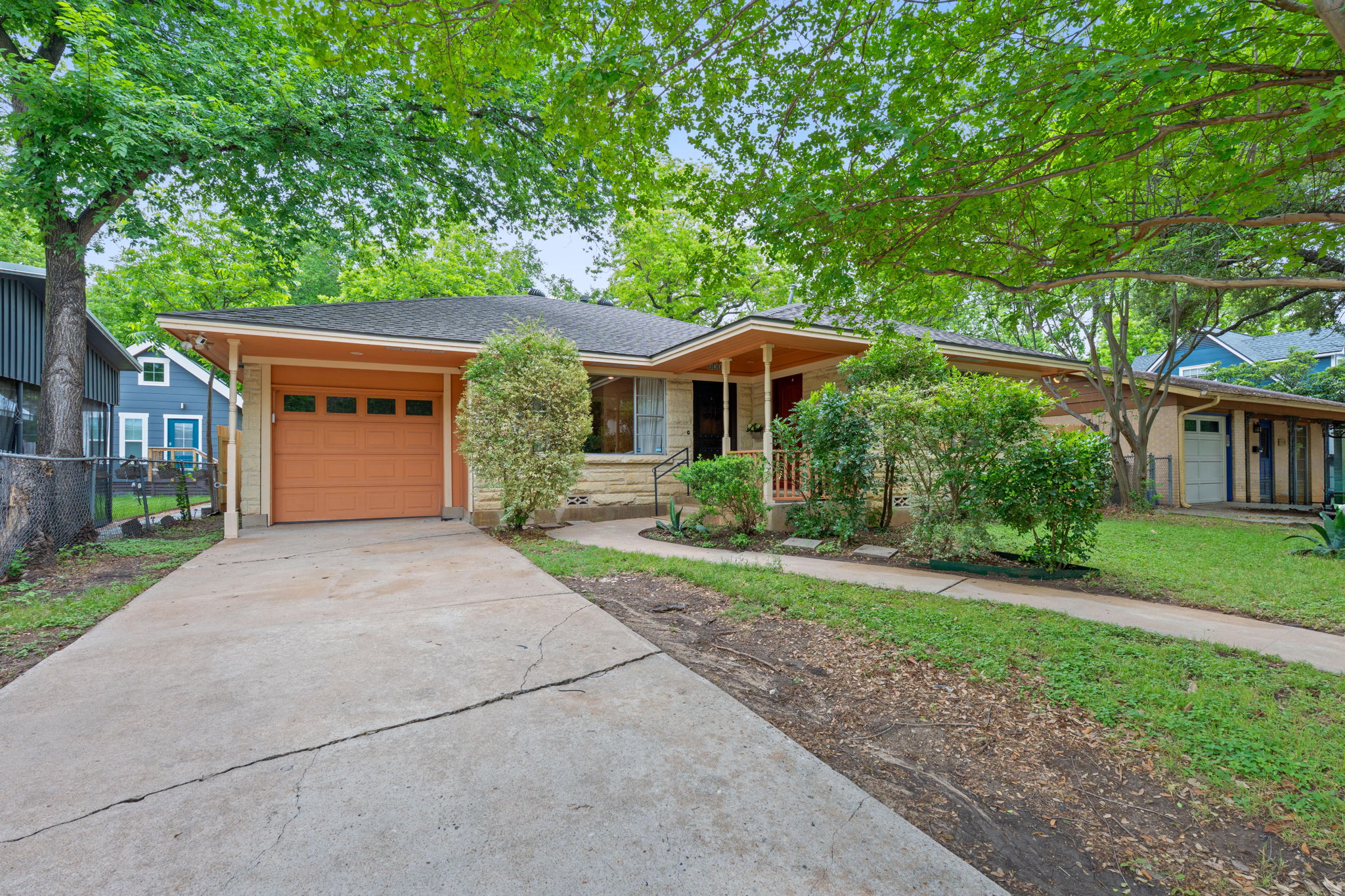 4707 Duval Street, Unit A Austin, TX 78751 - Photo 1 of 1 Welcome home to Hyde Park! The front exterior features mature trees and lush landscaping that create a peaceful, shaded setting