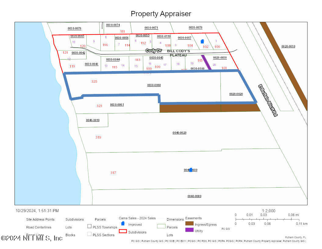 325 East Buffalo Bluff Road Satsuma, FL 32189 - Photo 85 of 86 plat map