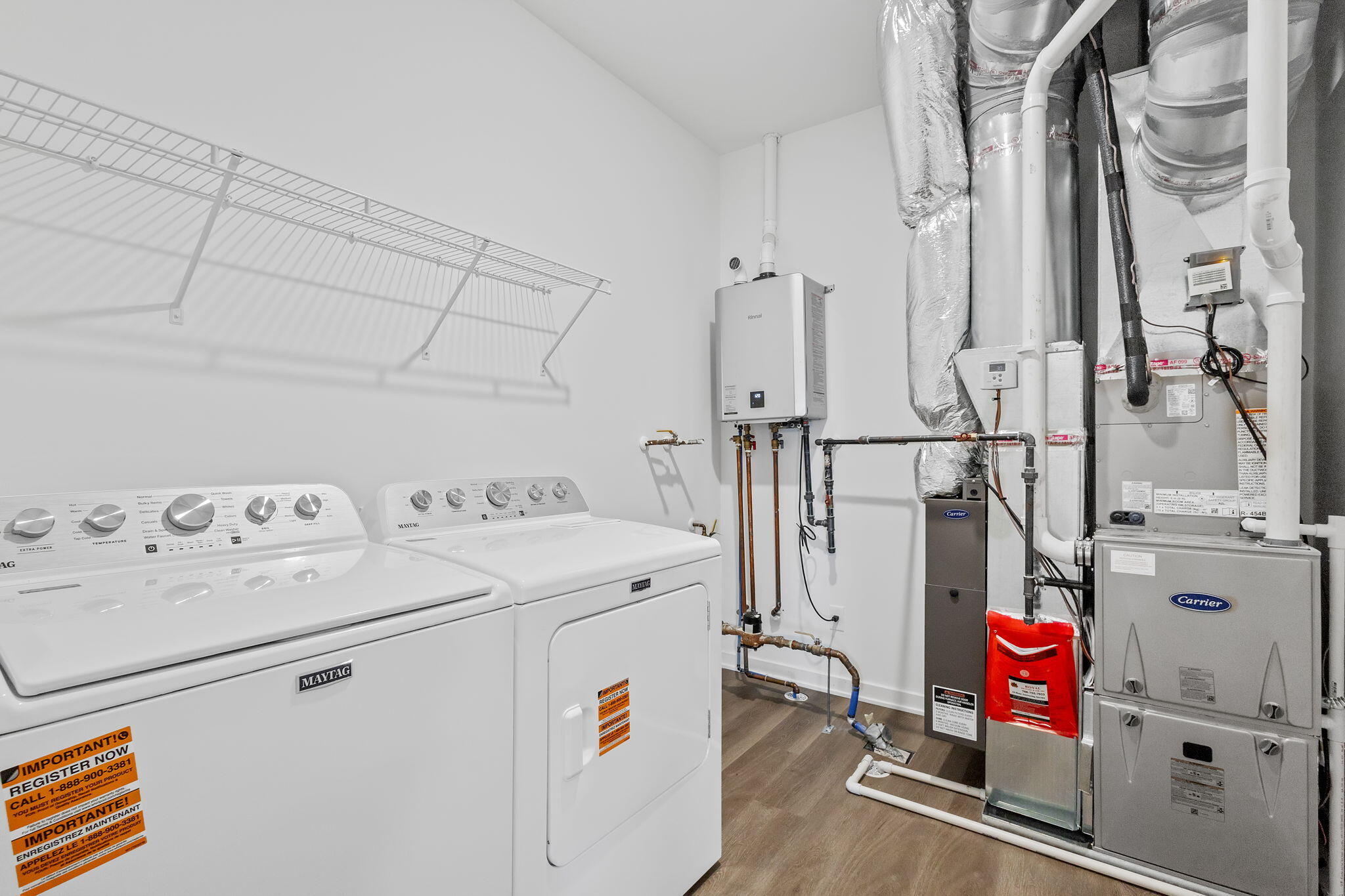 7293 West 107th Place Crown Point, IN 46307 - Photo 24 of 24 a utility room with dryer and washer