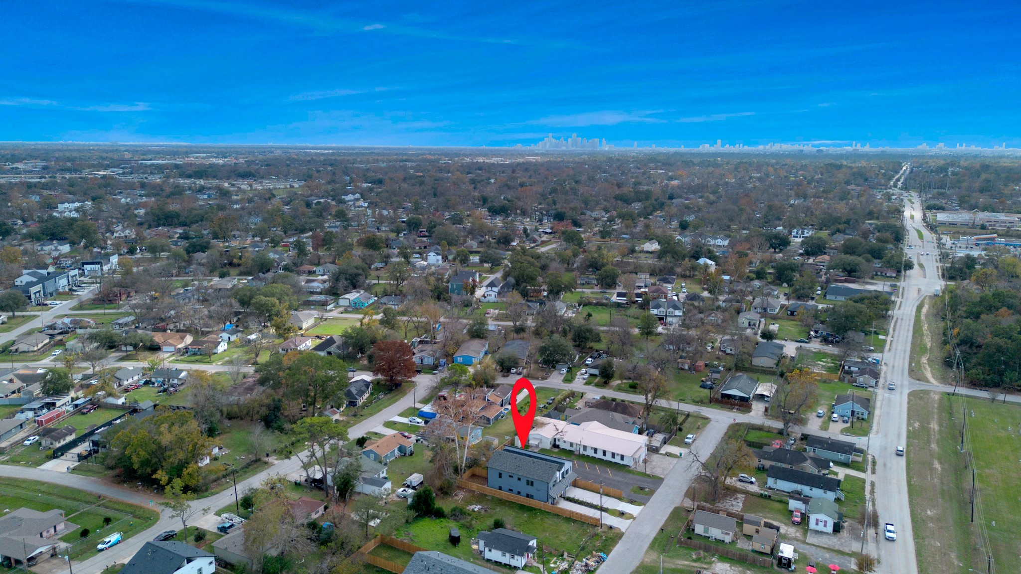 8114 Double Avenue, Unit B Houston, TX 77088 - Photo 34 of 34 an aerial view of multiple house