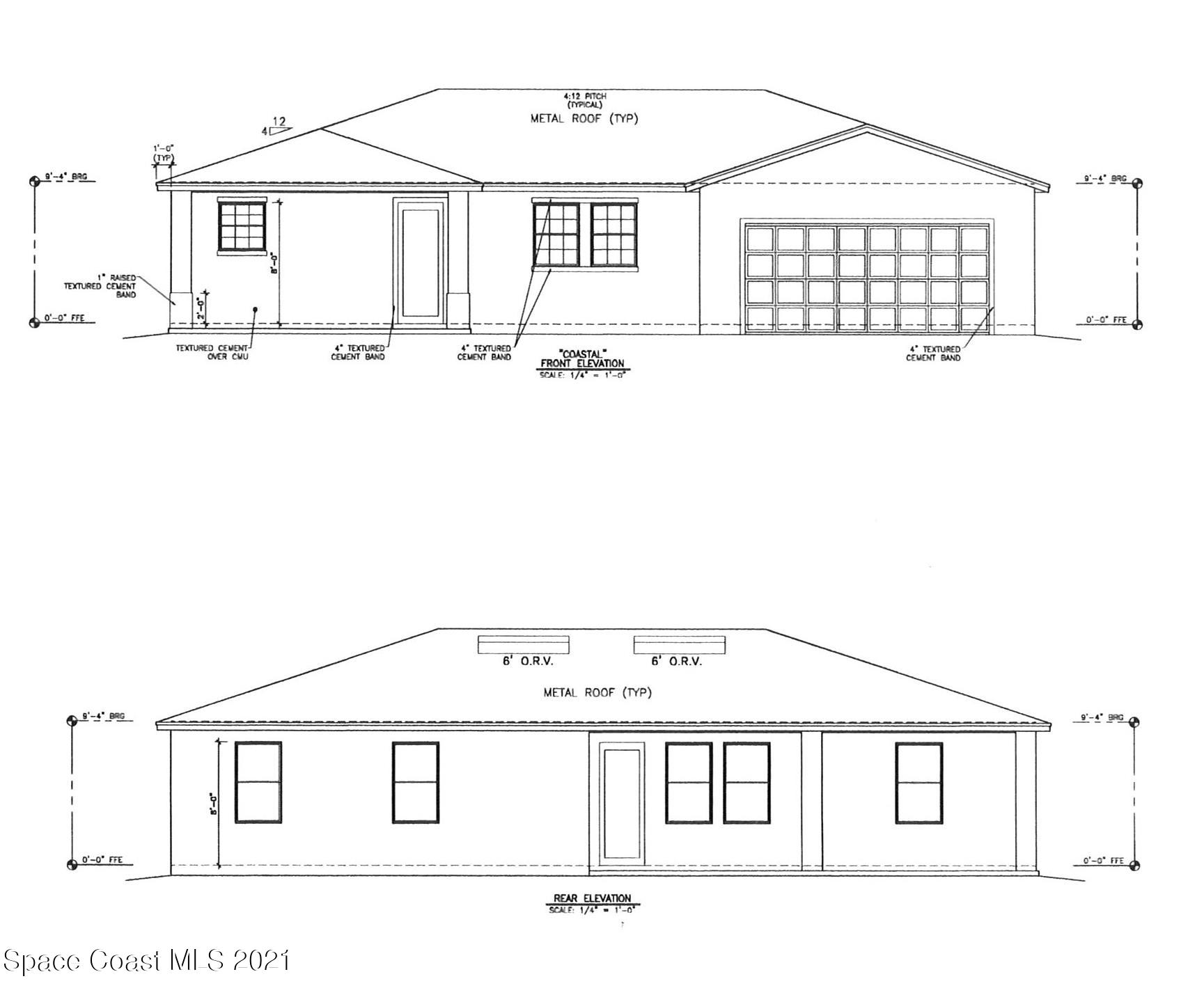 1795 Via Roma Merritt Island, FL 32952 - Photo 3 of 7 VIa Roma Front Elevation2