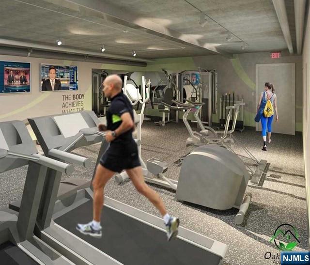 280-320 Oak Street, Unit 314 TI Ridgewood, NJ 07450 - Photo 12 of 15 a room with lots of gym equipment