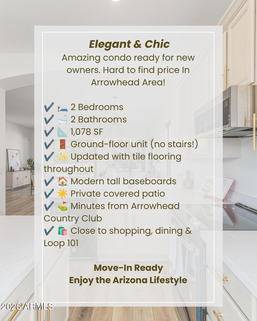 7101 West Beardsley Road, Unit 1011 Glendale, AZ 85308 - Photo 26 of 52 Key Features