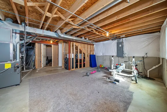 a view of storage and utility room