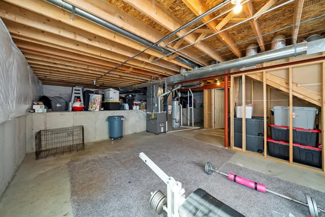 a view of storage and utility room