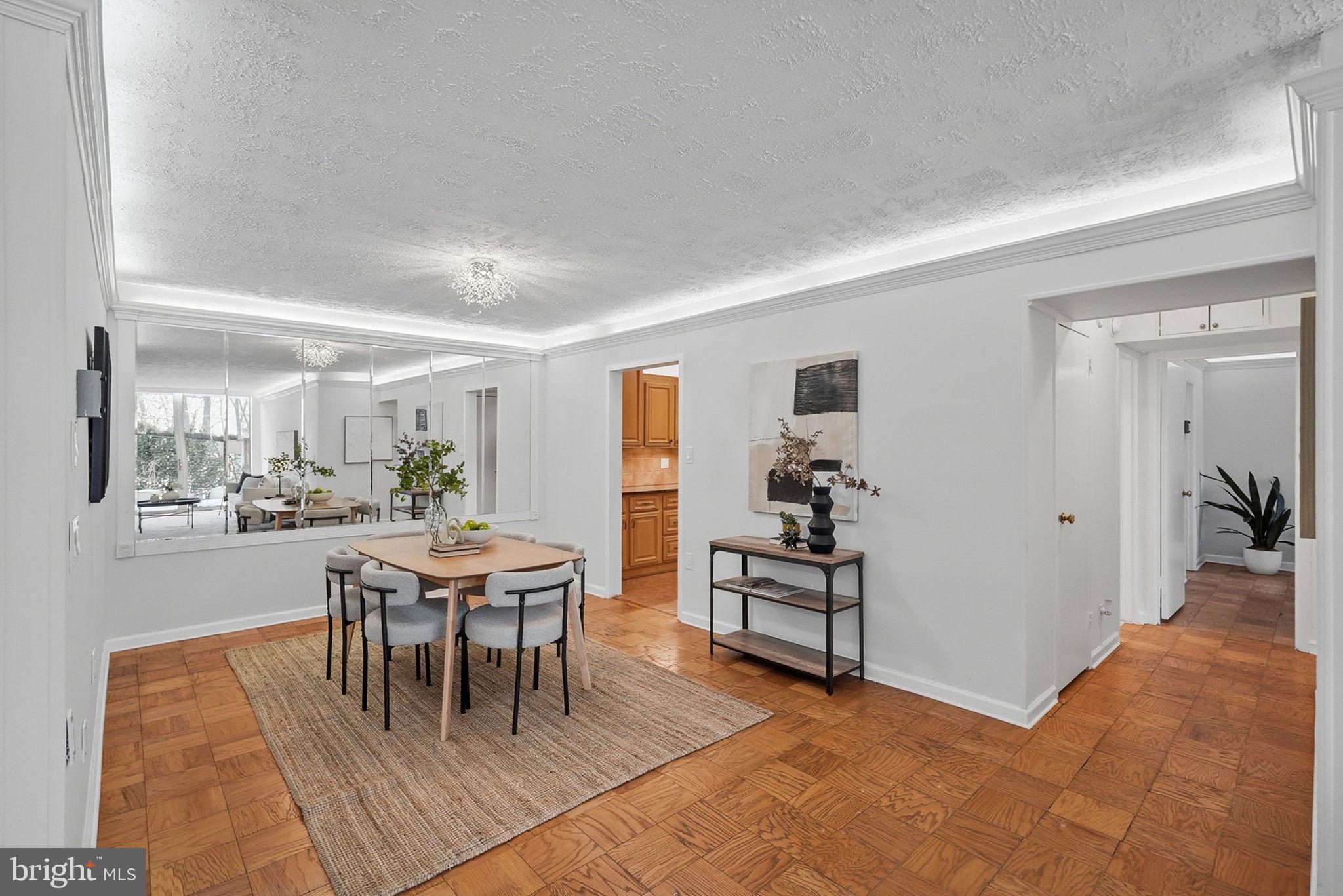 3001 Veazey Street Northwest, Unit 116 Washington, DC 20008 - Photo 7 of 40 a dining room with furniture and window