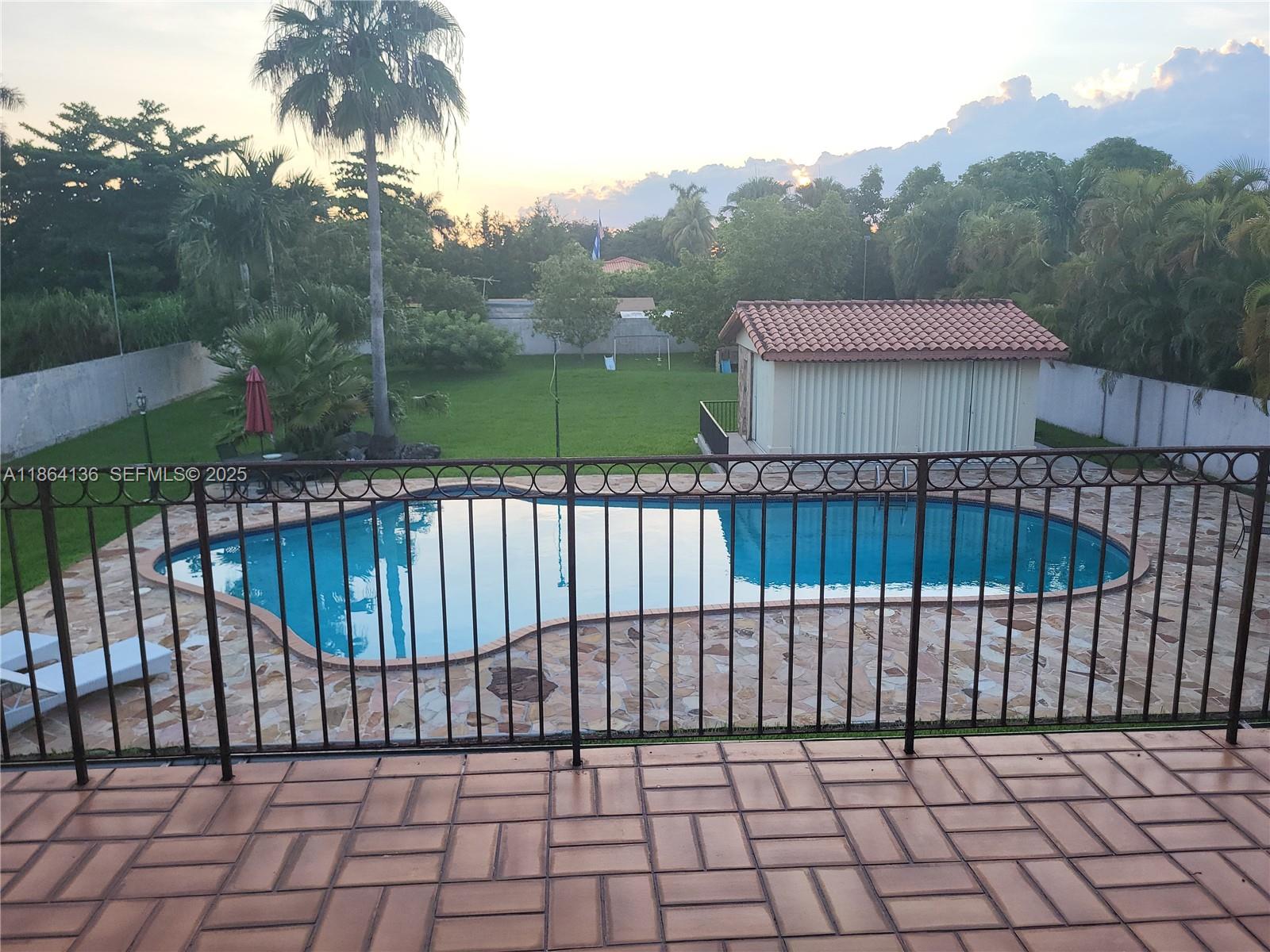 2930 Southwest 129th Avenue Miami, FL 33175 - Photo 46 of 66 Rear Balcony with pool view