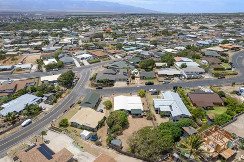 an aerial view of a city with lots of residential buildings