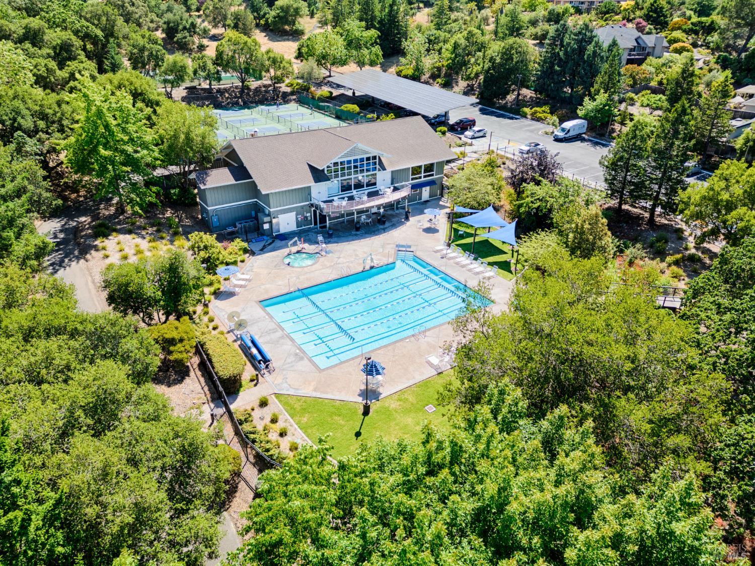 29 Woodgreen Street Santa Rosa, CA 95409 - Photo 42 of 42 an aerial view of a house with a yard and lake view