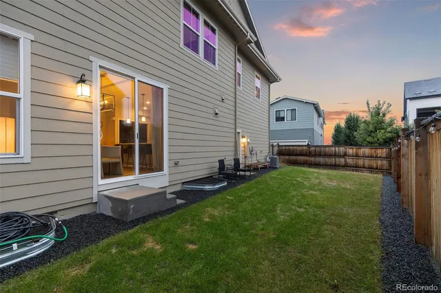 a view front of house with backyard
