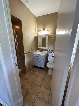 a bathroom with a toilet