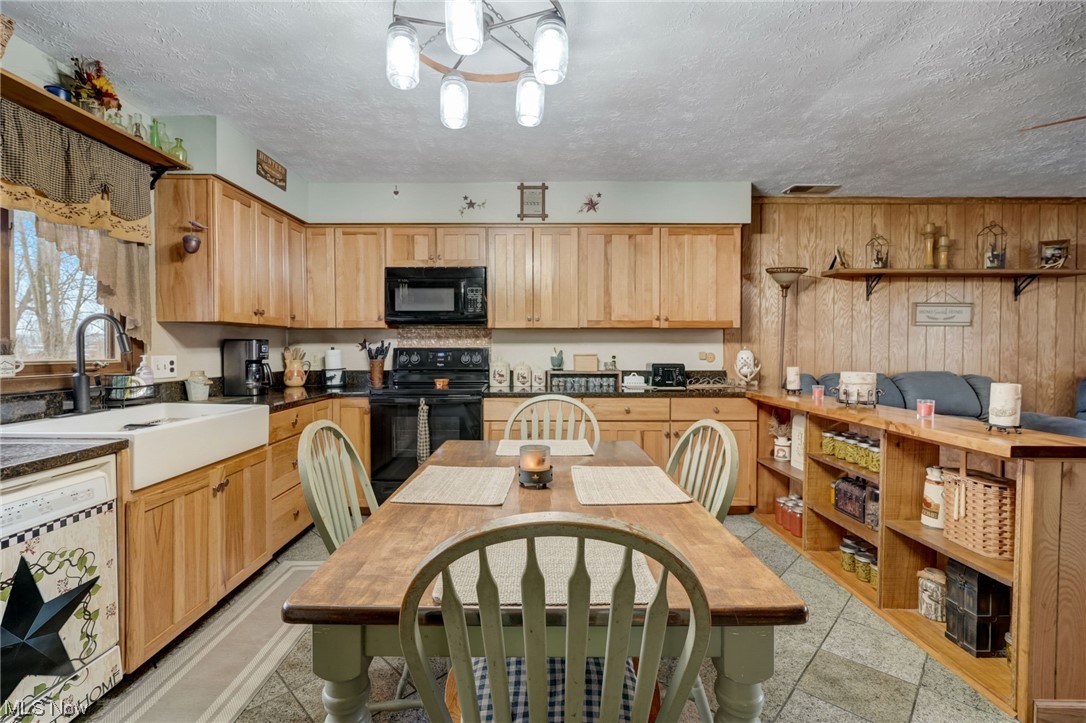 10085 Franchester Road Burbank, OH 44214 - Photo 6 of 40 Kitchen with black appliances