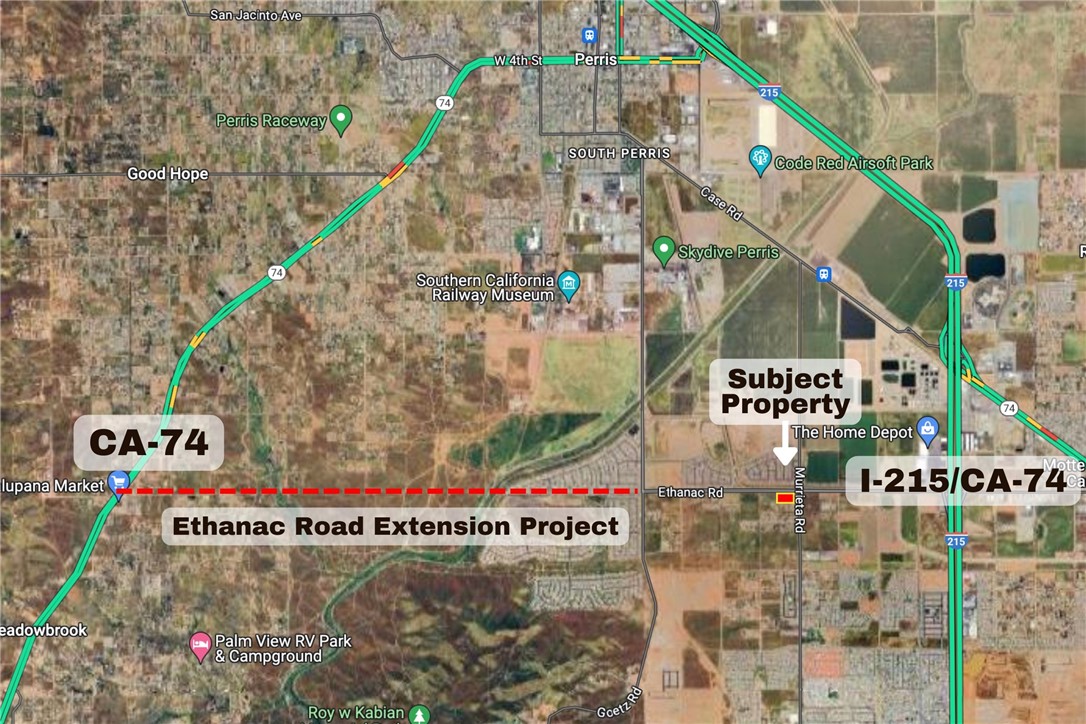 26041 Murrieta Road Menifee, CA 92585 - Photo 4 of 10 Proximity to major expressways I-215 and CA-74