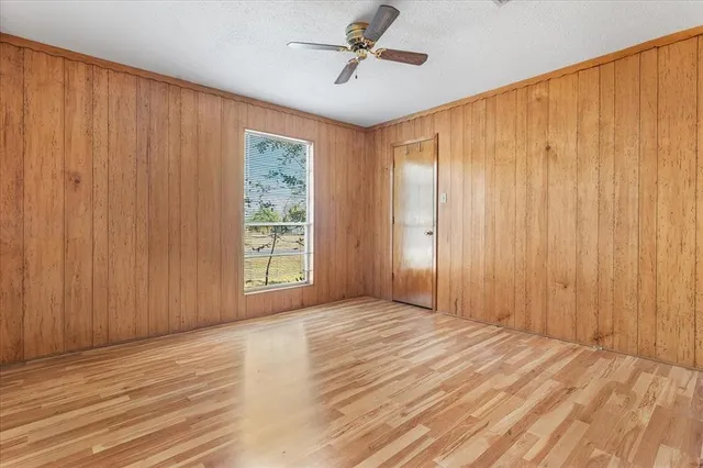 wooden floor and windows in a room