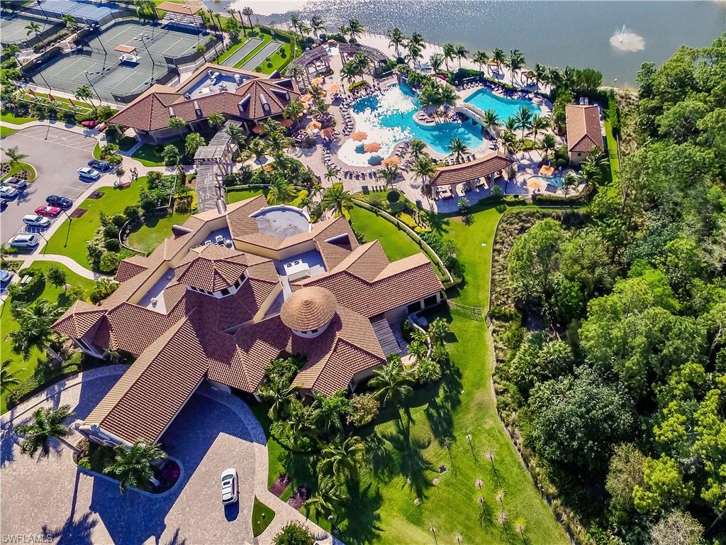 9511 Napoli Lane, Unit 202 Naples, FL 34113 - Photo 46 of 50 an aerial view of residential house with outdoor space and swimming pool