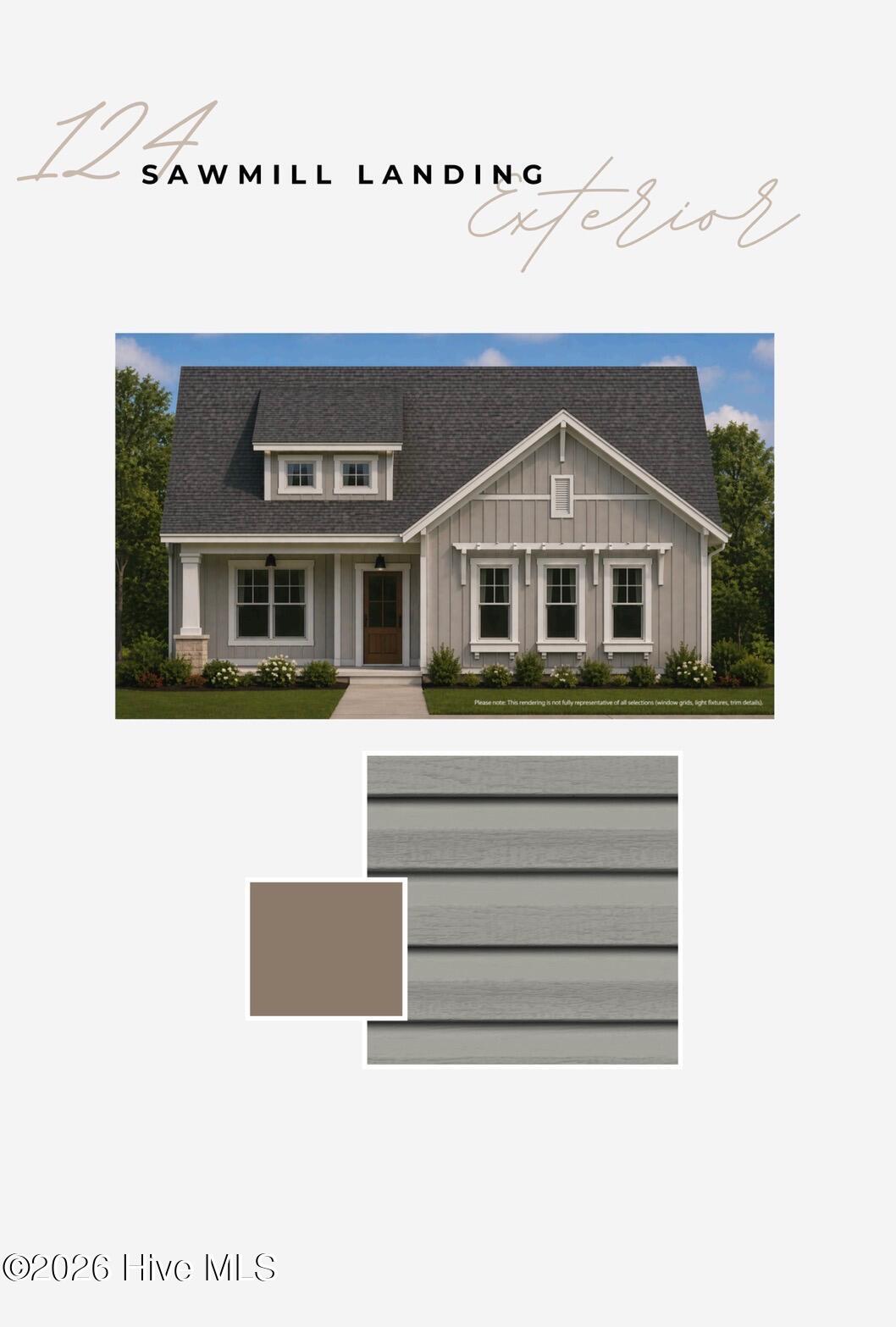 Rendering of build subject to changes