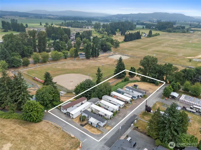 a view of a lake with a mountain view