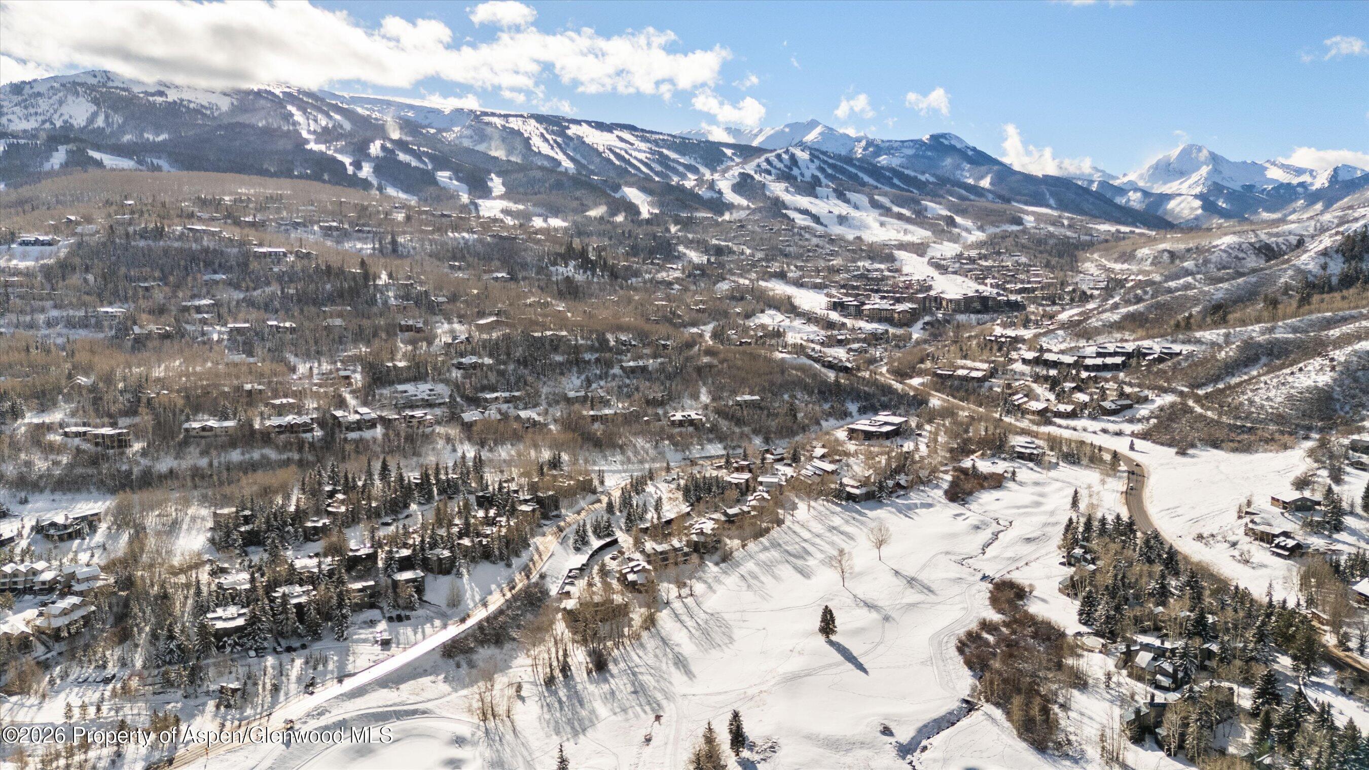 221 Meadow Ranch Road, Unit D4A Snowmass Village, CO 81615 - Photo 27 of 34 Drone Capture