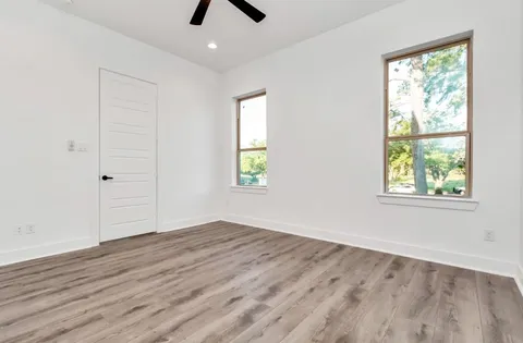 a view of a kitchen with an entryway