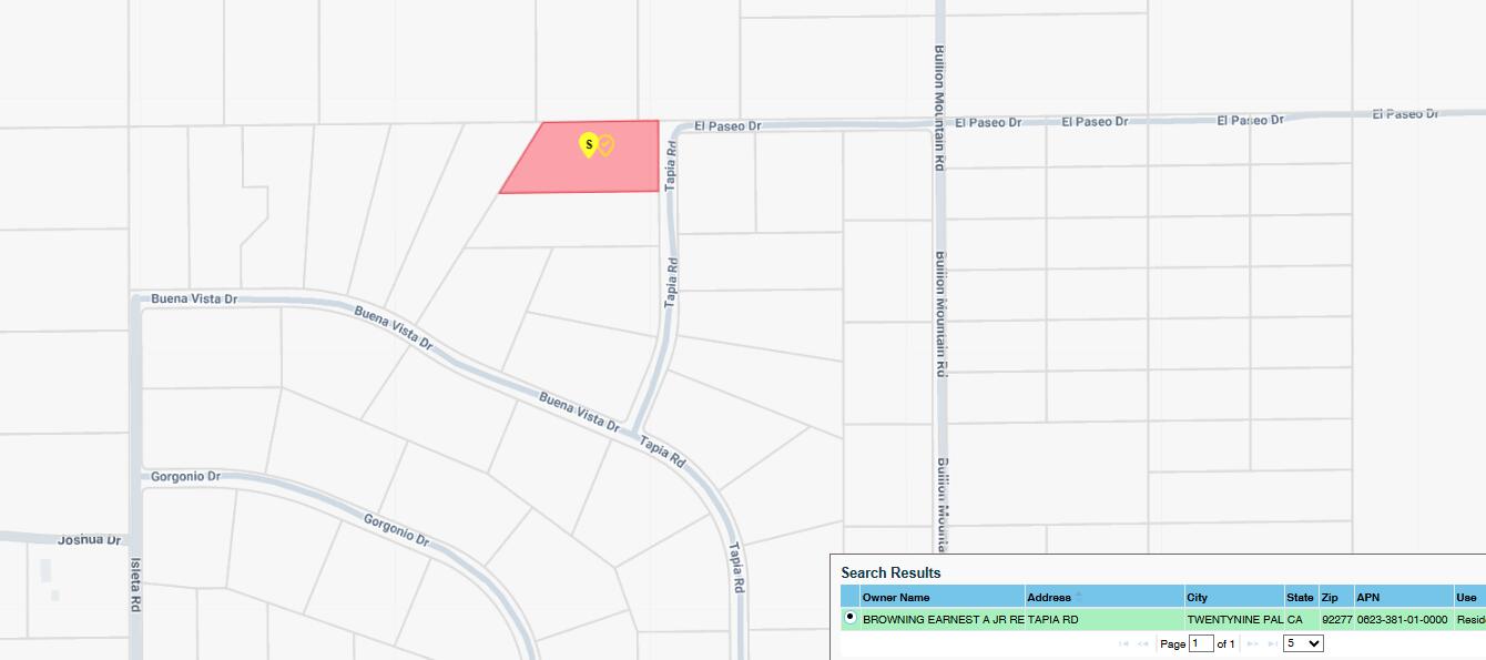 0 Tapia Road Twentynine Palms, CA 92277 - Photo 3 of 4 3.4 acres 29 Palms-2